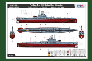 Hobby Boss 83516 PLA Navy Type 033G Wuhan Class 1/350 – immagine 4