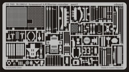 Eduard 35763 M-106A1 Armoured S. P.Mortar exterior 1/35 Tamiya – Bild 2