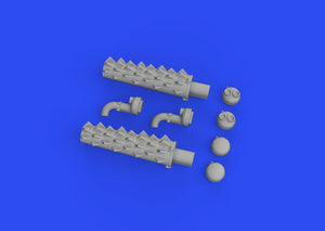 Eduard 648762 Beaufighter exhausts PRINT TAMIYA 1/48 – immagine 2