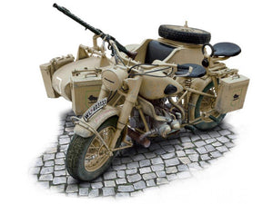Italeri 7403 Moto militaire allemande avec side-car (1/9) – image 2