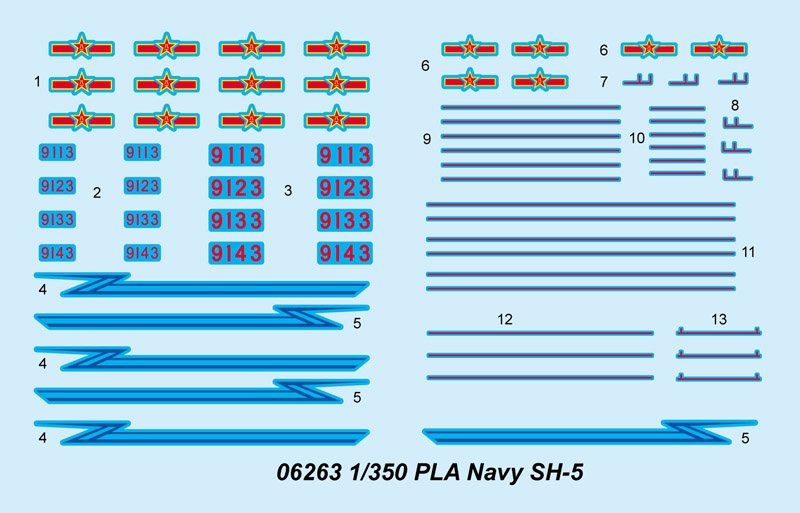 Trumpeter 06263 PLA Navy SH-5 1/350 – image 4