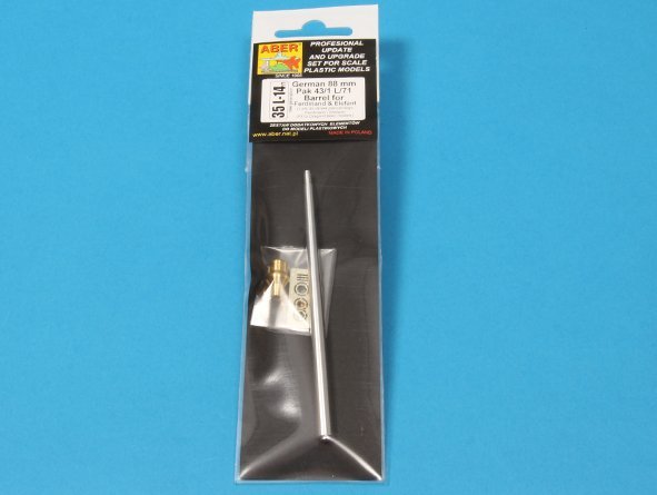 Aber 35L-014N 88 mm Pak 43/1 L/71 Barrel for German Tank Destroyer Ferdinand or Elefant 1/35 – immagine 5