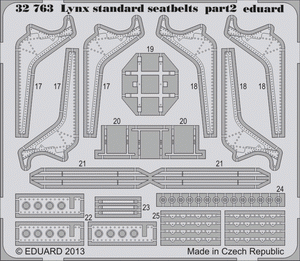 Eduard 32763 Lynx Mk.88 seatbelts 1/32 Revell – Bild 2