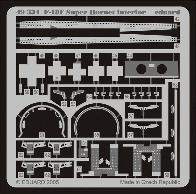 Eduard 49334 F/ A-18F interior 1/48 Hasegawa – Bild 2