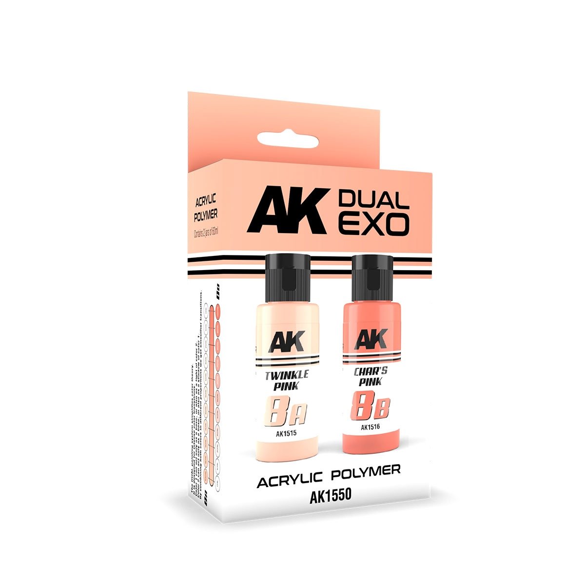 AK Interactive AK1550 DUAL EXO SET 8 – 8A TWINKLE PINK &amp;amp; 8B CHAR&amp;#39;S PINK