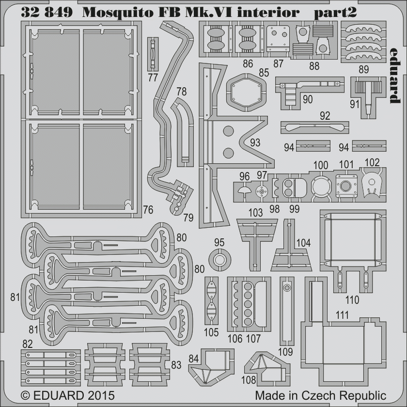 Eduard 32849 Mosquito FB Mk. VI interior – Bild 2