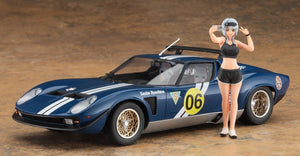 Hasegawa SP556 Wild Egg Girls Lamborghini Jota SVR &amp;quot;Sasha Ilyushina&amp;quot; w/Figure 1/24 – immagine 2