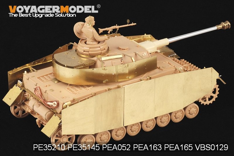 Voyager Model PEA165 WWII German Panzer.IV Ausf.H/J schürzen (For TAMIYA 35209 35181) 1/35 – Bild 8