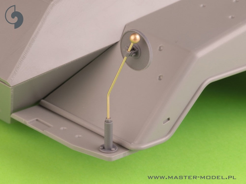 Master GM-16-006 German Vehicle Width Gauges (4 pcs., LONG - used e.g. on Sd.Kfz. 234) 1/16 – image 5