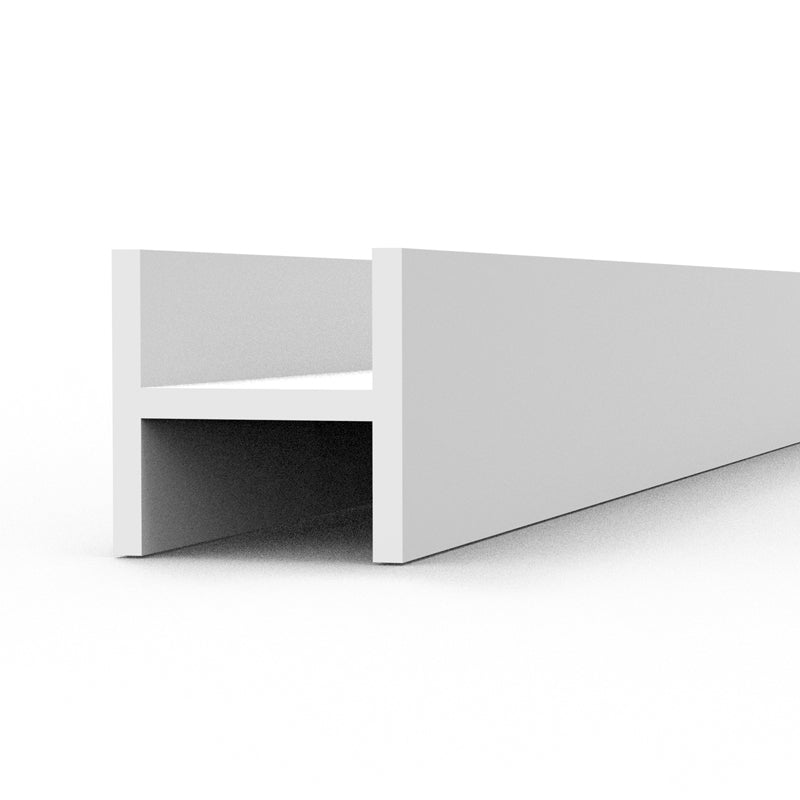AK Interactive AK6570 BEAMS H SHAPE 3.00 x 3.00 x 350mm – STYRENE – (3 units) – imagen 2