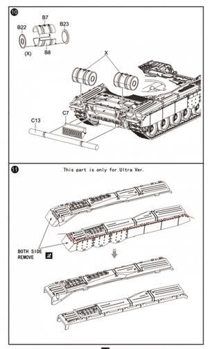Modelcollect UA72193 Soviet T-80 Main Battle Tank 1970S-1990S N in1 1/72 – immagine 13