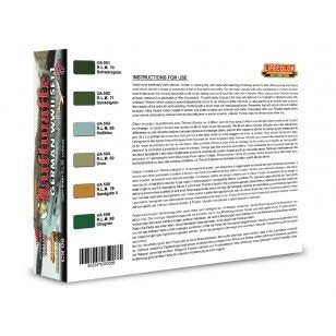 Lifecolor CS06 Acrylic paint set German Aircraft WWII Set 1 6x22ml – Bild 2