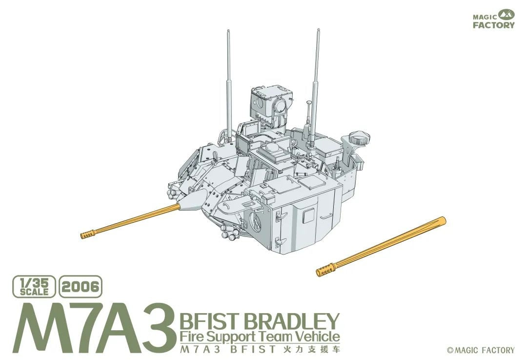 Magic Factory 2006 M7A3 BFIST Bradley Fire Support Team Vehicle 1/35 – immagine 10