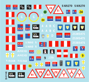 Star Decals 35-C1149 Royal Artillery in Italy 1943-45 1/35 – immagine 3