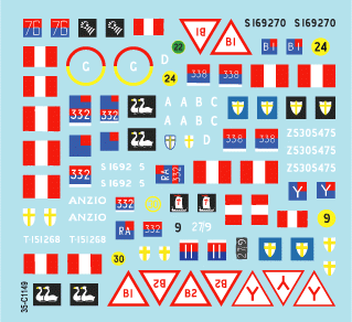 Star Decals 35-C1149 Royal Artillery in Italy 1943-45 1/35 – immagine 3
