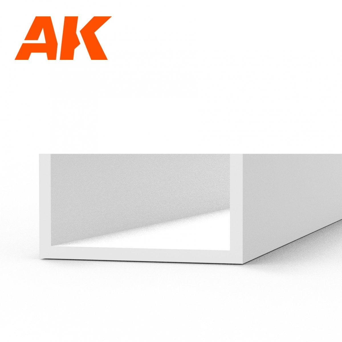 AK Interactive AK6557 PROFILÉ EN U 5.0 DE LARGEUR X 350MM – STYRÈNE – (3 UNITÉS) – image 2