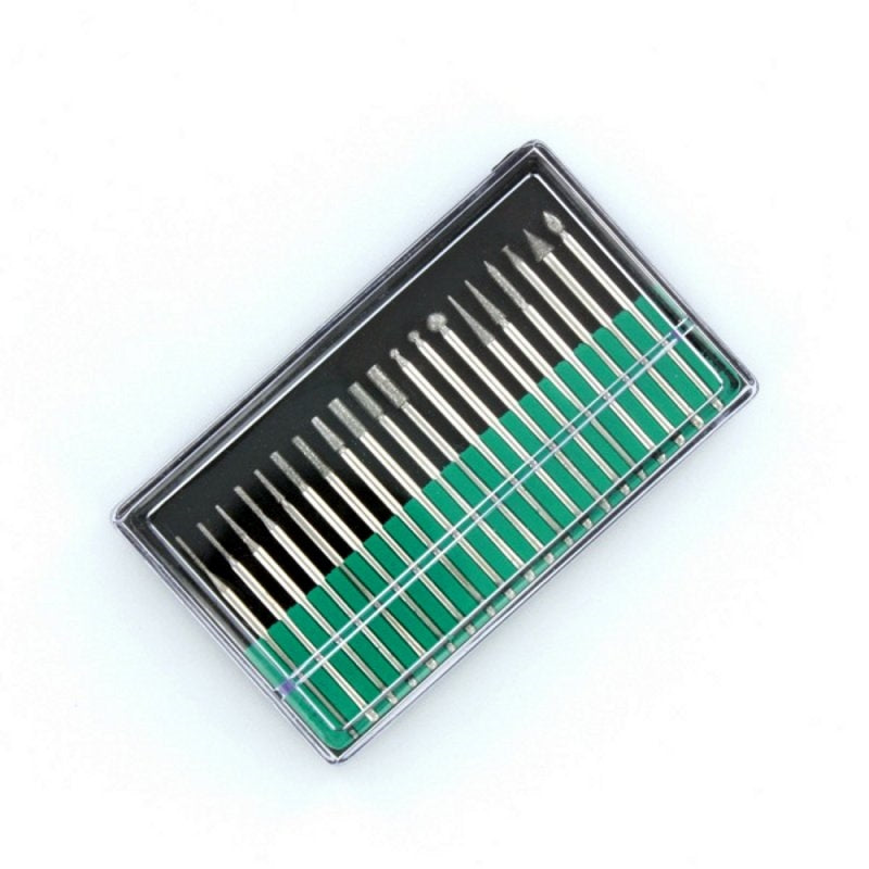 Modelcraft PFR6200 20 Pce Diamond Engraving Bit Set (2.35mm)