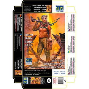 Master Box 35214 Pоst-apocalyptic fiction. Desert Battle Series. Skull Clan - Long distance raid. Kit No.2 A new leader. Hanna 1/35 – Bild 2