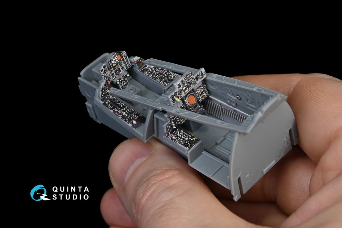 Quinta Studio QD48132 F-4S 3D-Printed &amp;amp; coloured Interior on decal paper (for ZM SWS kit) 1/48 – imagen 6