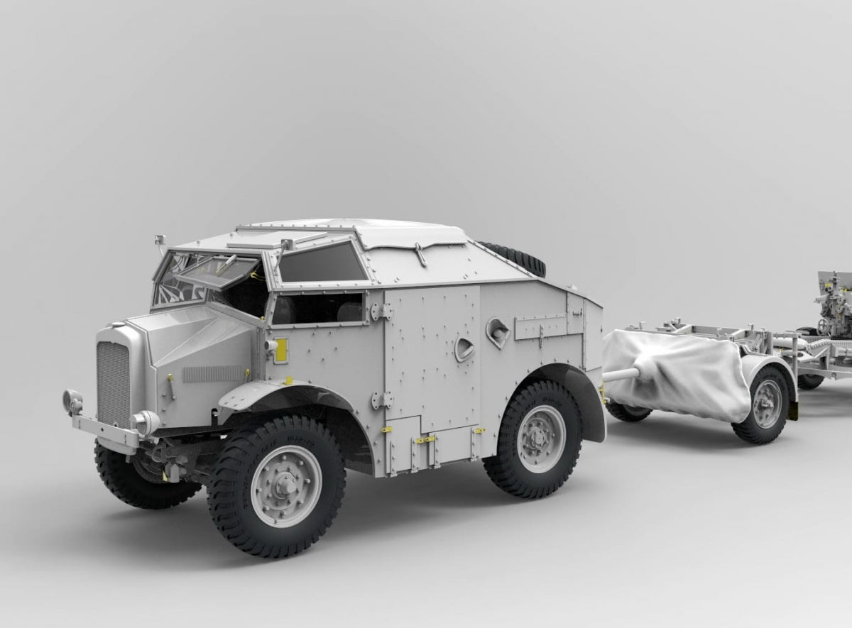 Maquette Gecko Models 35GM0066 Tracteur 4x4 d&amp;#39;artillerie de campagne britannique de la Seconde Guerre mondiale (C8 Mk.II Late) 1/35 – image 4