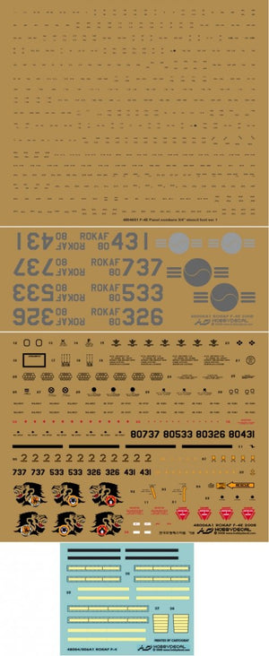 HobbyDecal AL48006V1 ROKAF F-4E The 17th FW, 2008 1/48 – imagen 4
