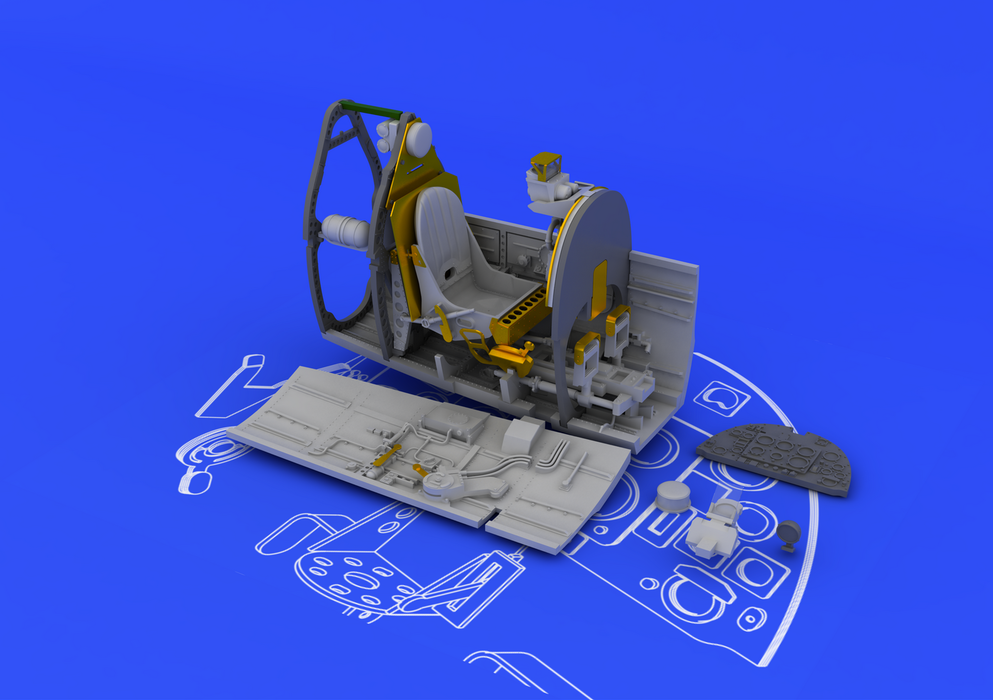 Eduard 648100 Spitfire Mk. IX cockpit 1/48 (Eduard) – immagine 2