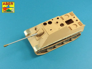 Aber 35L-269 German 8,8cm Two part Pak 43/3 L/71 barrel for Jagdpanther Ausf G1 late &amp;amp; G2 1/35 – immagine 11