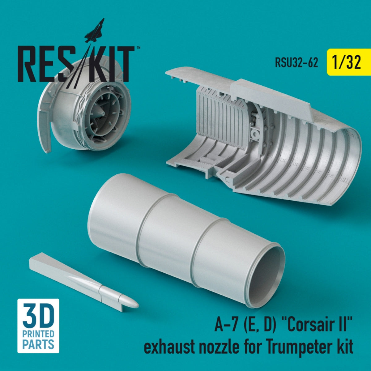 RESKIT RSU32-0062 A-7 (E, D) &amp;quot;CORSAIR II&amp;quot; EXHAUST NOZZLE FOR TRUMPETER KIT 1/32 – imagen 2