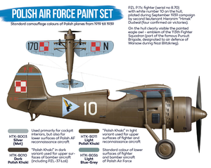 Hataka HTK-BS01 BLUE LINE – Polish Air Force paint set 4x17ml – immagine 3