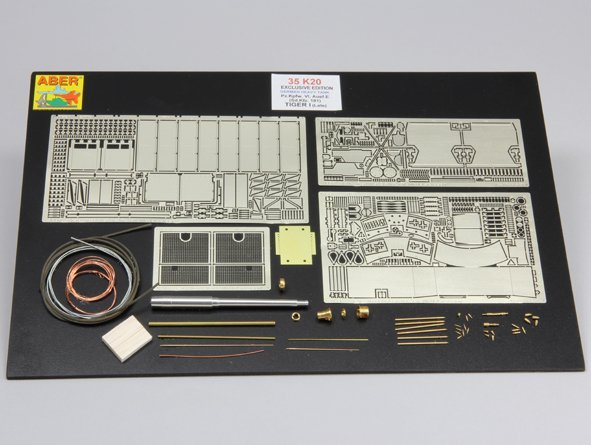 Aber 35K20 Pz.Kpfw. VI Ausf.E (Sd.Kfz.181) Tiger I – Late version 1/35 – immagine 8