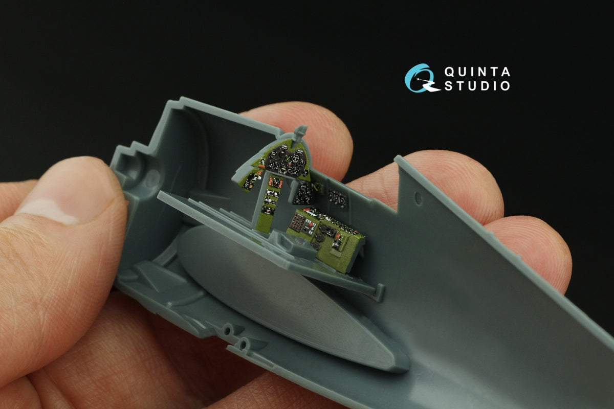 Quinta Studio QD72147 F6F-3 Hellcat 3D-Printed coloured Interior on decal paper (Eduard) 1/72 – immagine 10