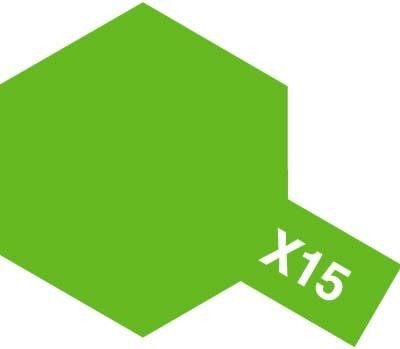 Tamiya X-15 Light Green (81515) Acrylic paint 10ml – immagine 2
