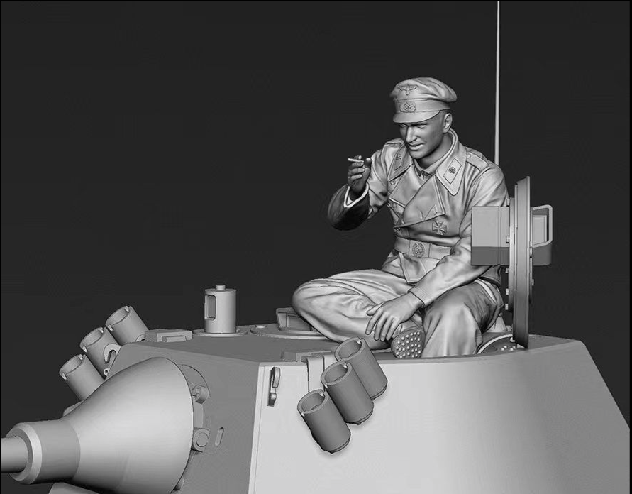 Das Werk DW16007 German Tank Commander 1/16 – immagine 6