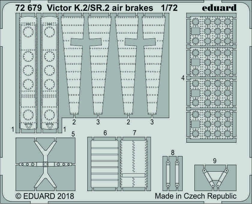 Eduard 72679 Aérofreins Victor K.2/SR.2 1/72 AIRFIX