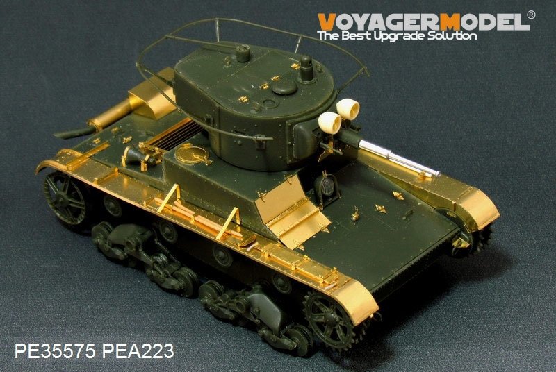 Maquette Voyager PE35575 Char d&amp;#39;infanterie léger soviétique T-26 Mod.1935 (version B avec canon) (pour HobbyBoss 82496) – image 3