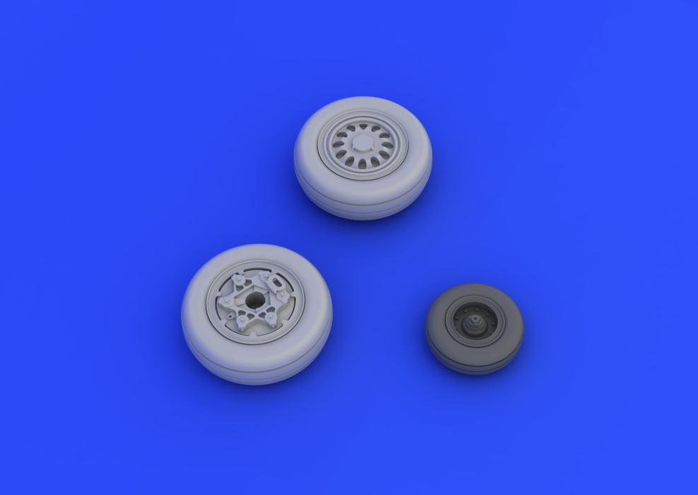 Eduard 672040 F-16CJ Block 50 wheels 1/72 (TAMIYA) – zdjęcie 3