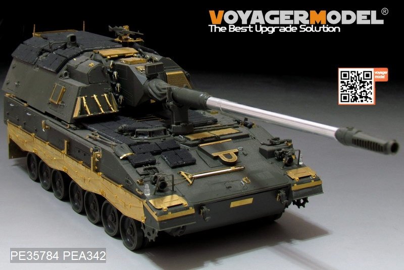 Voyager Model PE35784 Modern German PzH2000 SPH w/ADD-ON Amoured basic (atenna base include) (For MENG TS-019) 1/35 – immagine 2