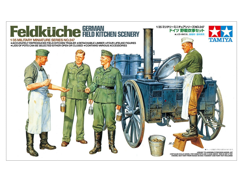 Tamiya 35247 German Field Kitchen Scenery 1/35 – image 2