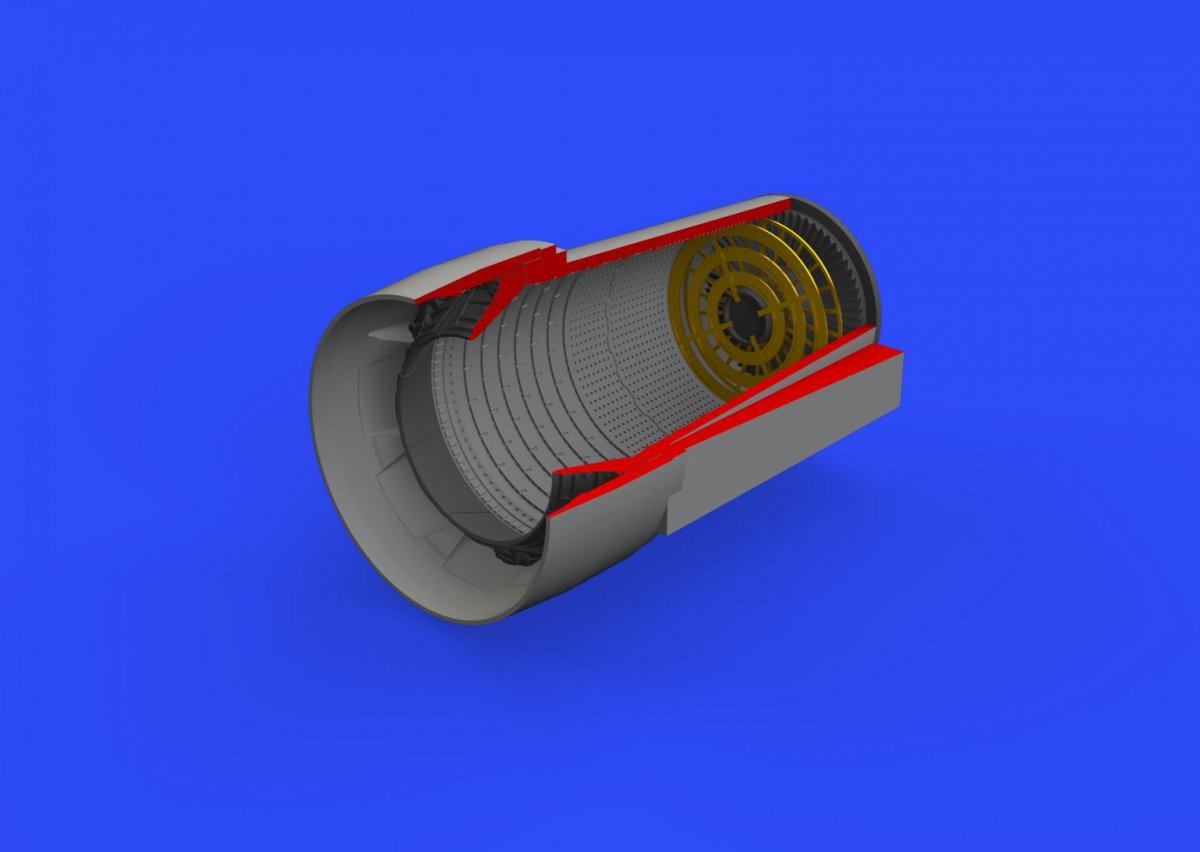 Eduard 648302 Crusader exhaust nozzle EDUARD, HASEGAWA 1/48 – Bild 4