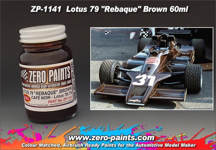 Peinture Zero Paints ZP-1141 Lotus 79 Brun Rebaque 60 ml