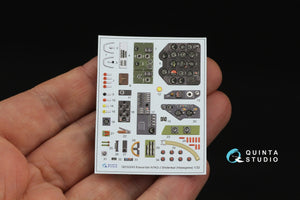 Quinta Studio QD32245 N1K2-J Shidenkai 3D-Printed &amp;amp; colored Interior on decal paper (Hasegawa) 1/32 – image 3