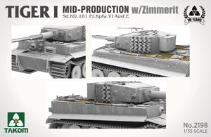Takom 2198 Tiger I Mid-Production avec Zimmerit Sd.Kfz. 181 Pz.Kpfw. VIAusf. E 1/35 – image 3