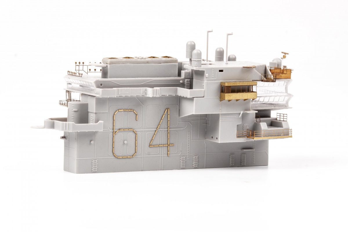 Eduard 53285 USS Constellation CV-64 part 5 - island TRUMPETER 1/350 – imagen 6