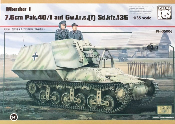 Panda Hobby 35006 Marder I 7.5cm Pak 40/1 auf Gw.Lr.s(f) Sd.Kfz. 135 1/35