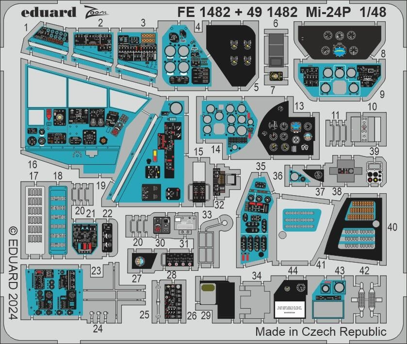 Eduard 491482 Mi-24P TRUMPETER 1/48 – image 2