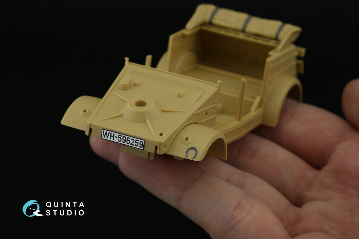 Quinta Studio QD35141 Kubelwagen Type 82 3D-Printed &amp;amp; coloured Interior on decal paper (Tamiya) 1/35 – Bild 9