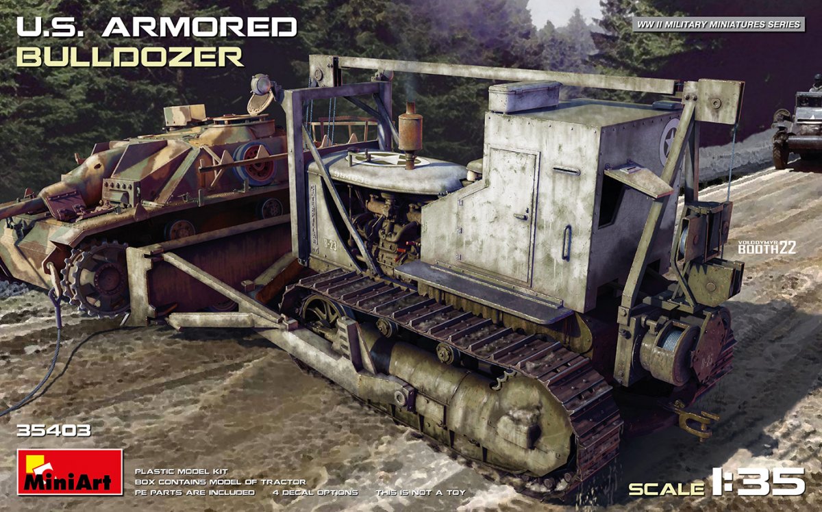 MiniArt 35403 US ARMORED BULLDOZER 1/35