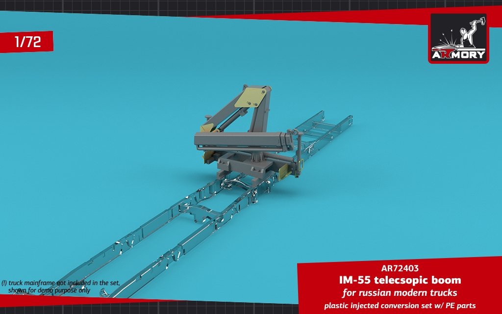 Armory Models 72403 IM-55 telecsopic boom, for russian modern trucks 1/72 – zdjęcie 5