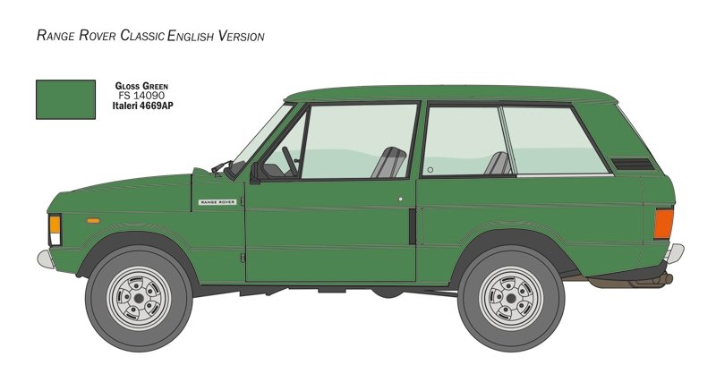 Italeri 3629 Range Rover Classic 50th Anniversary 1/24 – Bild 2