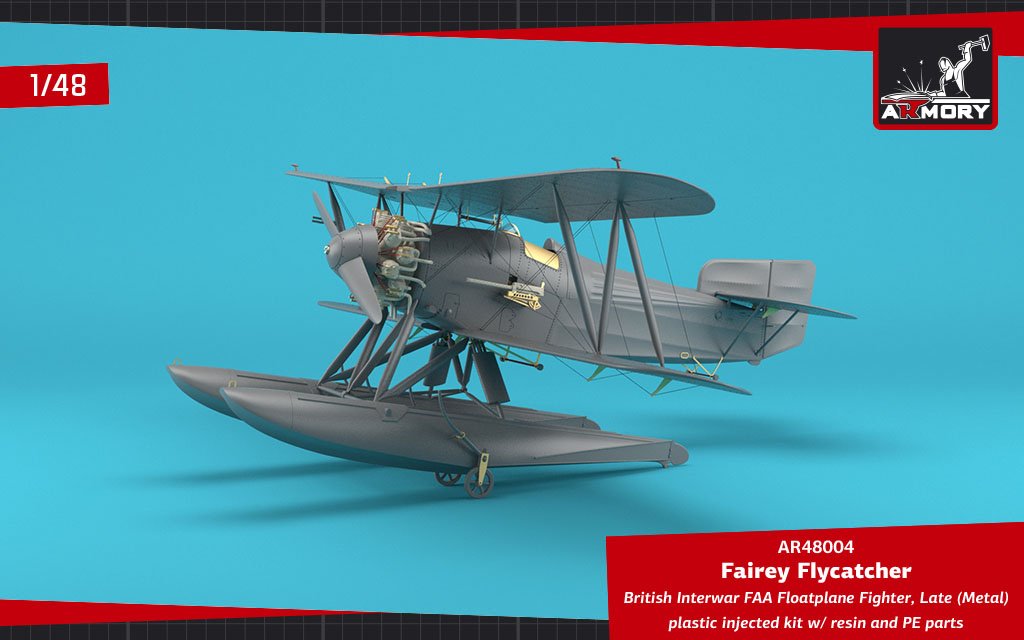 Armory Models 48004 Fairey Flycatcher British Interwar FAA Floatplane Fighter, Late (Metal) 1/48 – image 22